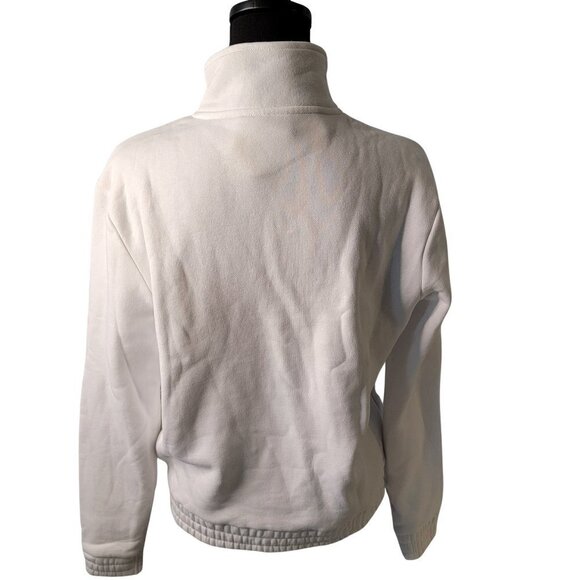 FILA Ladies Quarter Zip White Fleece Pullover NWT Size Small Retail $78 - Picture 4 of 12